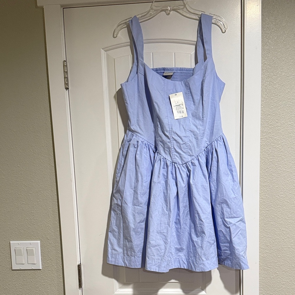 Target A New Day Corset Mini Dress/Light Blue Sleeveless Women’s Dress